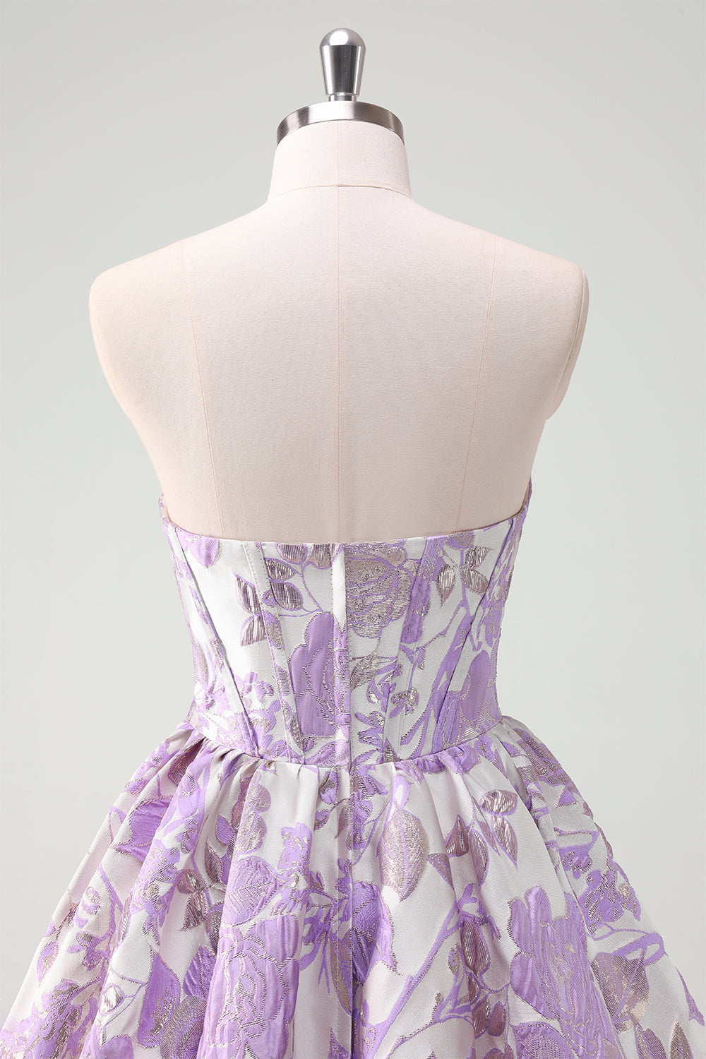 Fluffy Blue Homecoming Dresses Corset Strapless A Line Short Cocktail Dresses