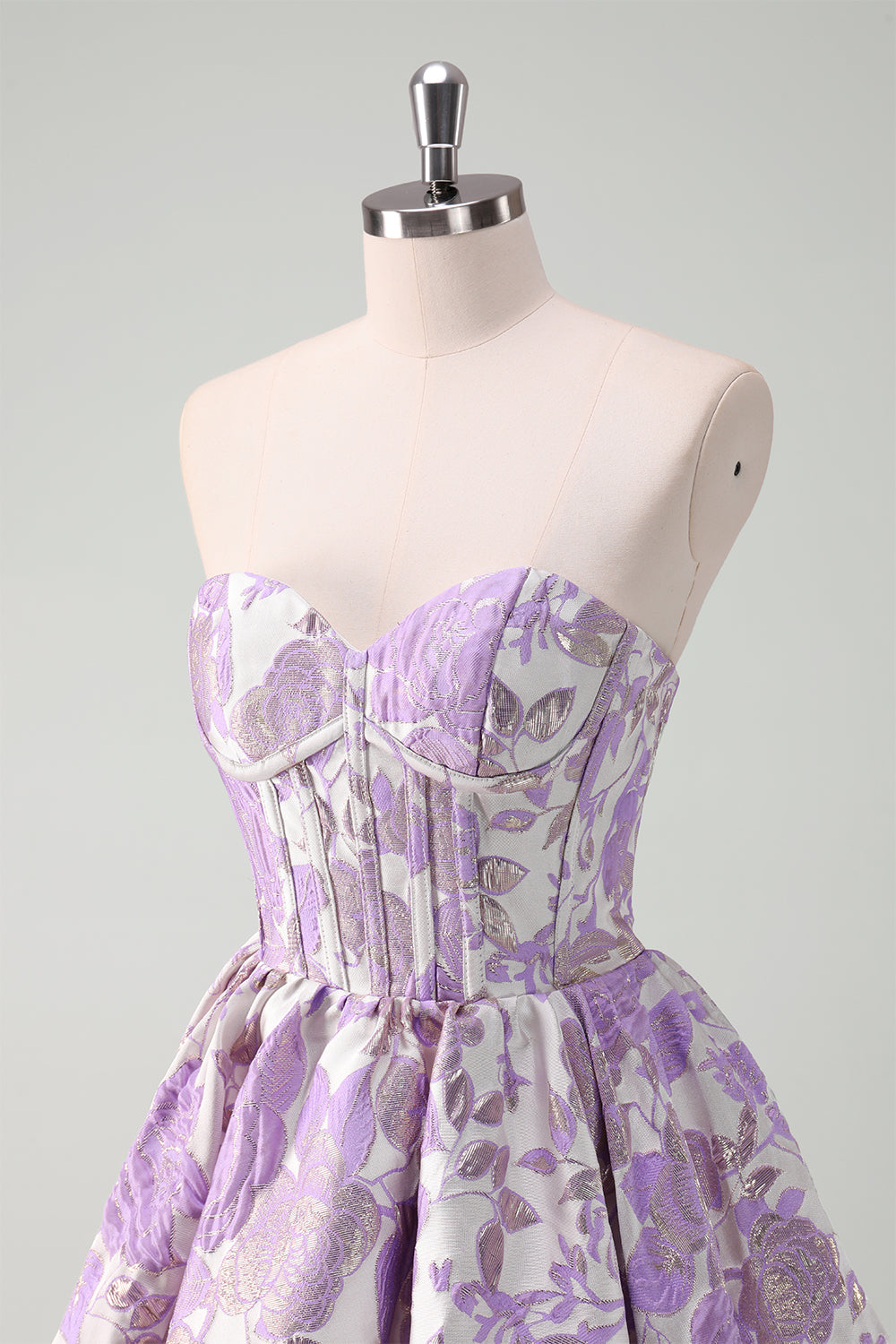 Fluffy Blue Homecoming Dresses Corset Strapless A Line Short Cocktail Dresses