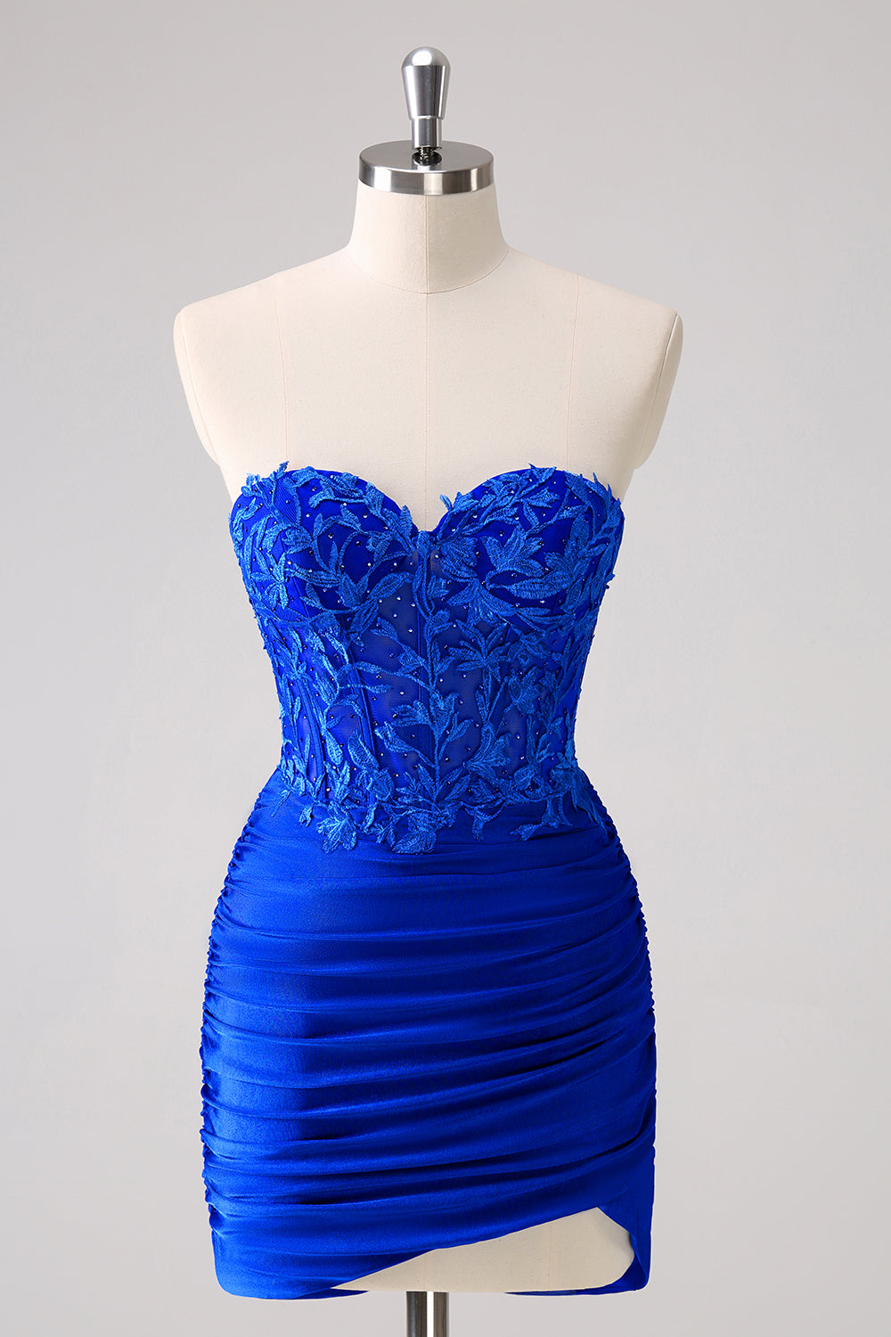 Fuchsia Homecoming Dresses Corset Tight Sequin Short Cocktail Dresses with Lace