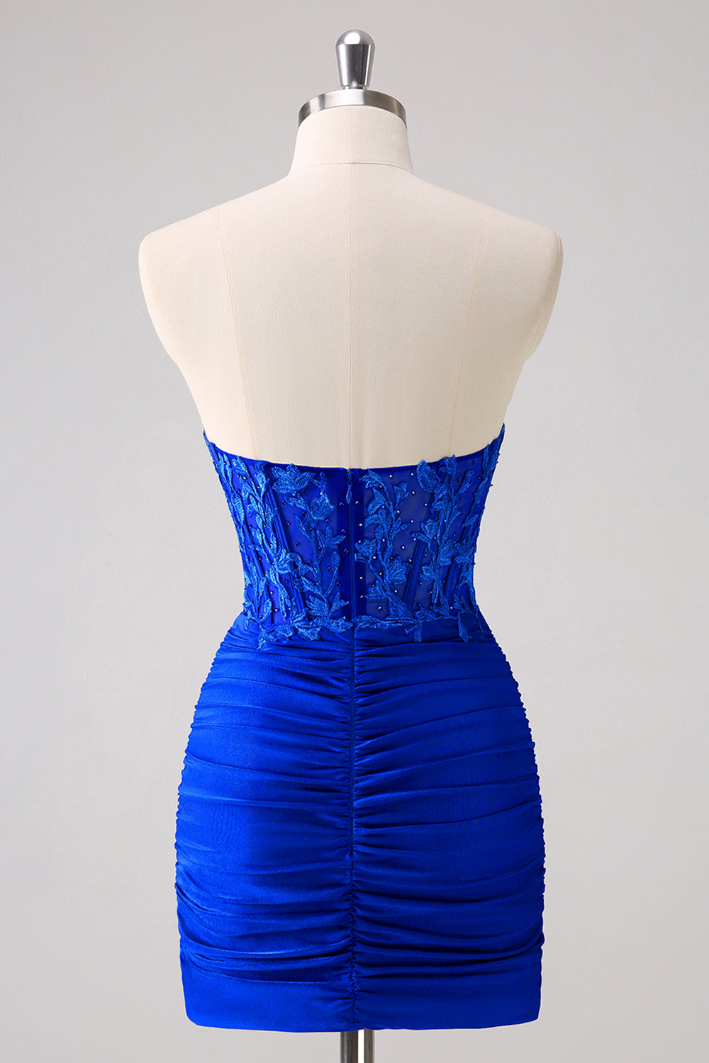 Fuchsia Homecoming Dresses Corset Tight Sequin Short Cocktail Dresses with Lace