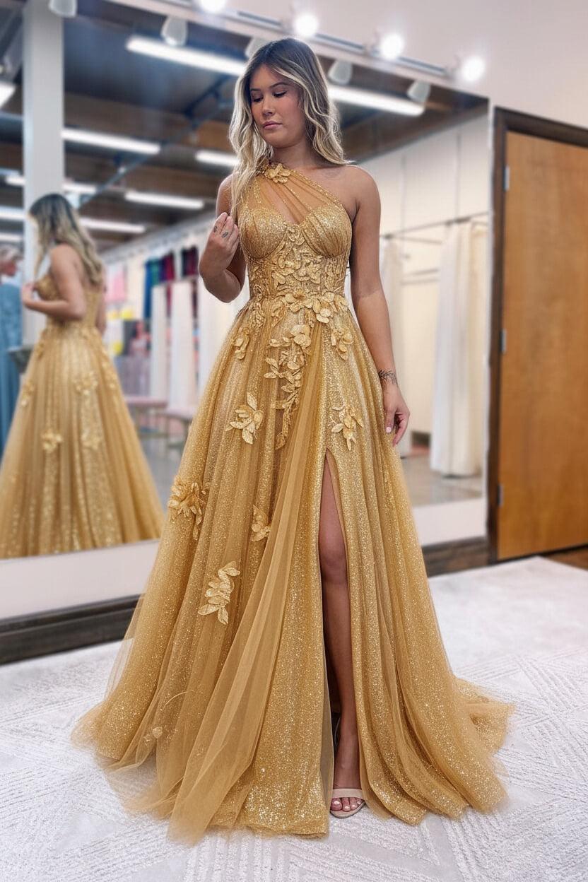 A Line Prom Dress One Shoulder Black Long Appliqued Evening Dress | Dressystars A Line Prom Dress One Shoulder Black Long Appliqued Evening Dress | Dressystars