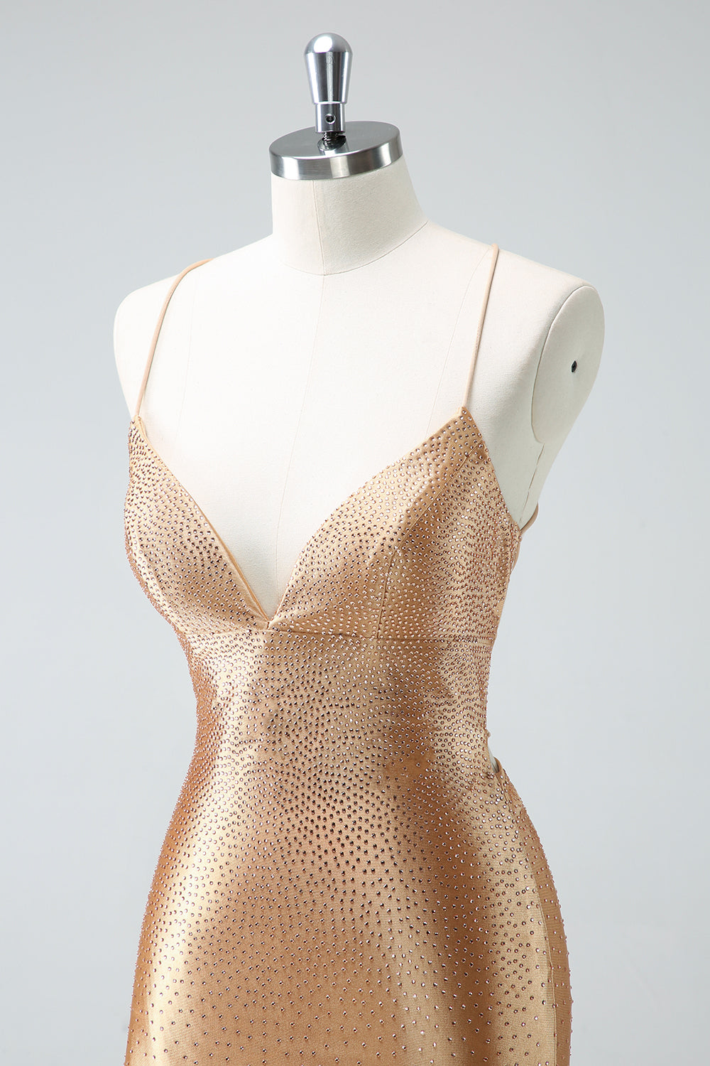 Golden Homecoming Dresses Beaded Tight Short Cocktail Dresses