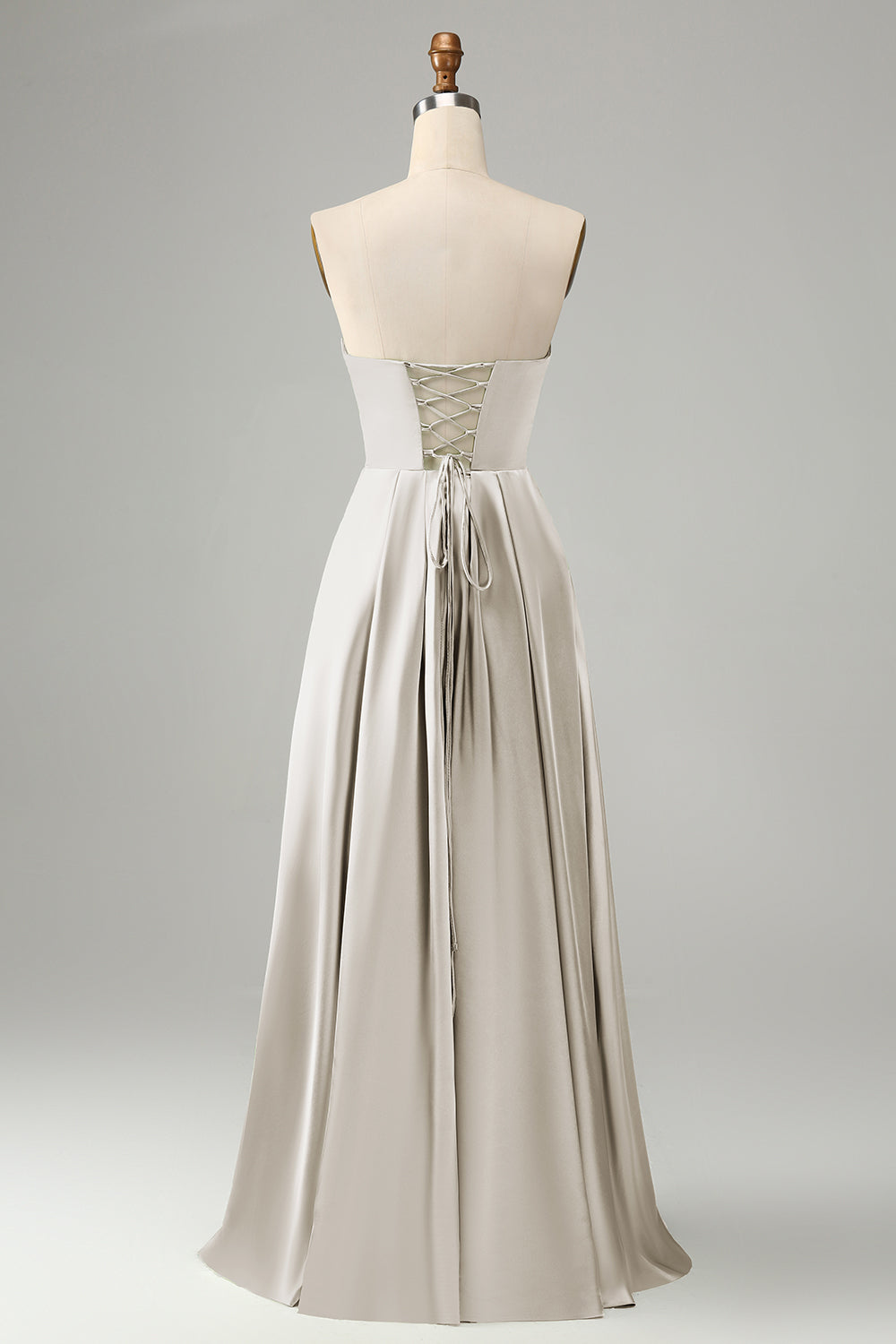 Green Keyhole Wedding Guest Dress A Line Sweetheart Long Prom Dress With Slit