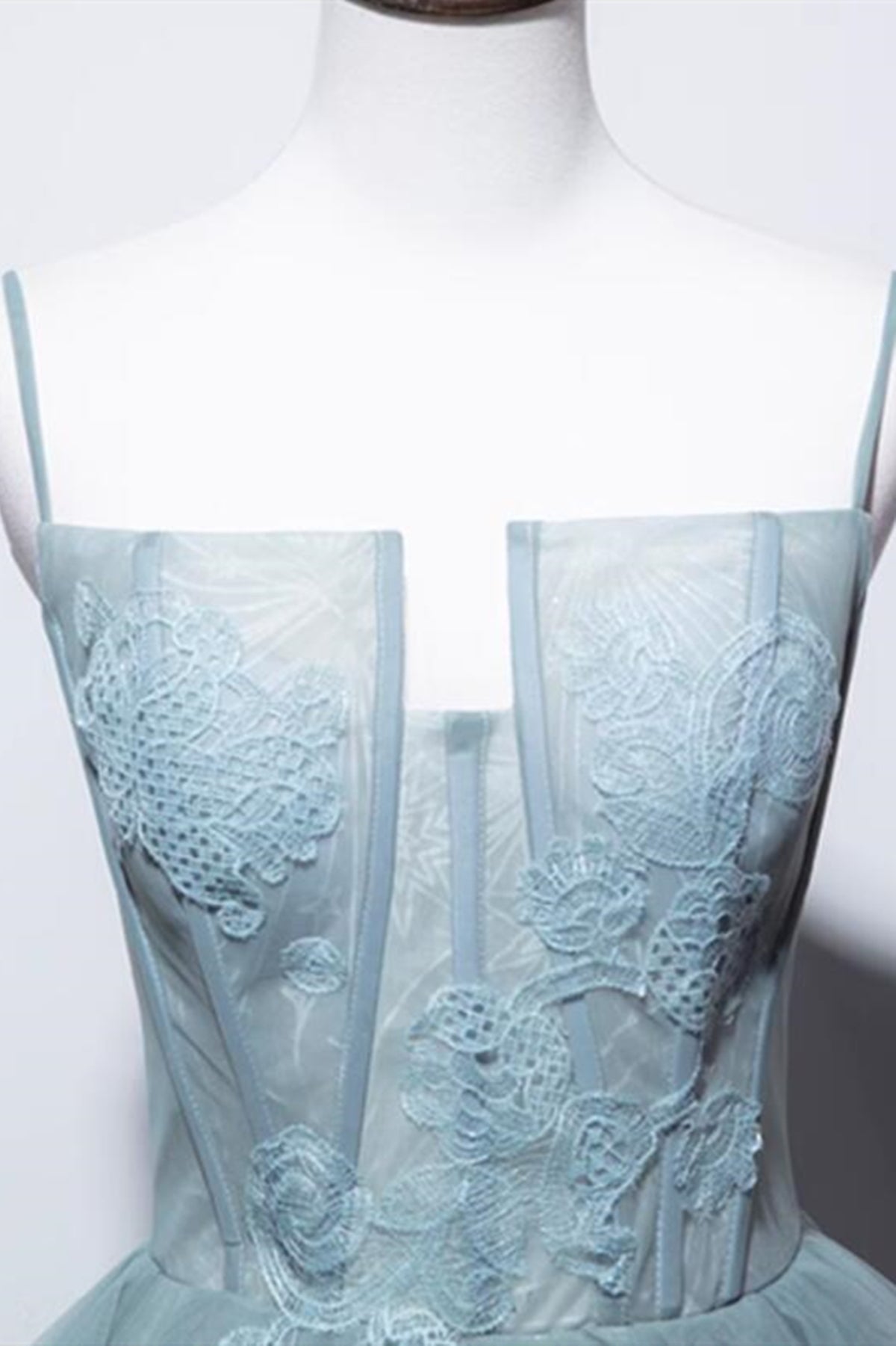 Green Prom Dress Lace Long Formal Evening Dress