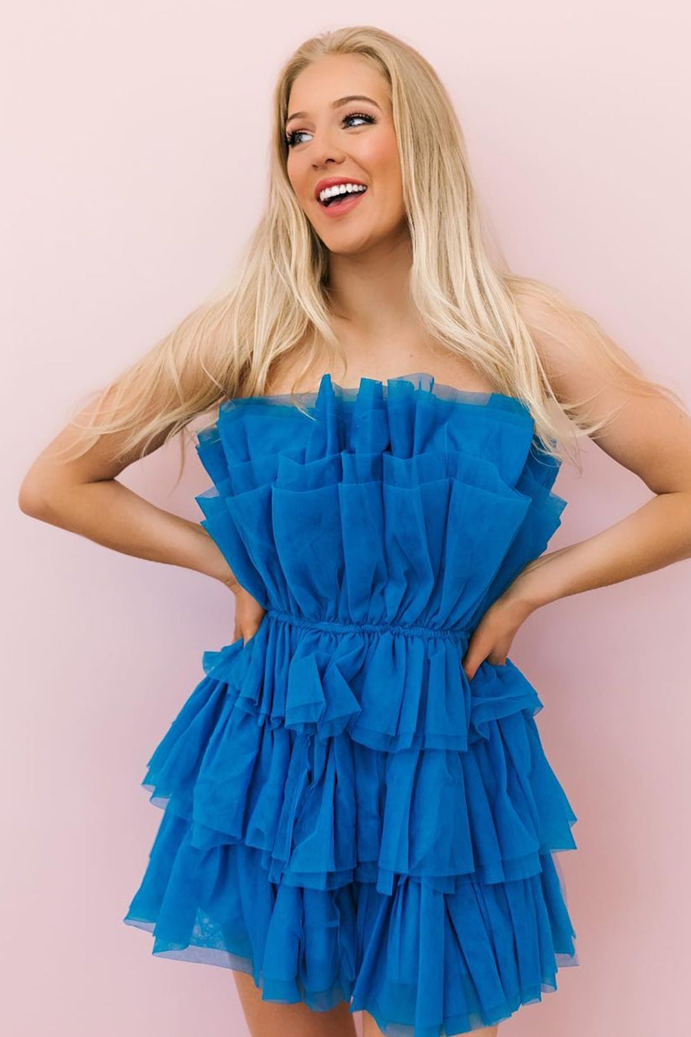 Hailey Homecoming Dress Pretty A Line Strapless Short Party Cocktail Dress