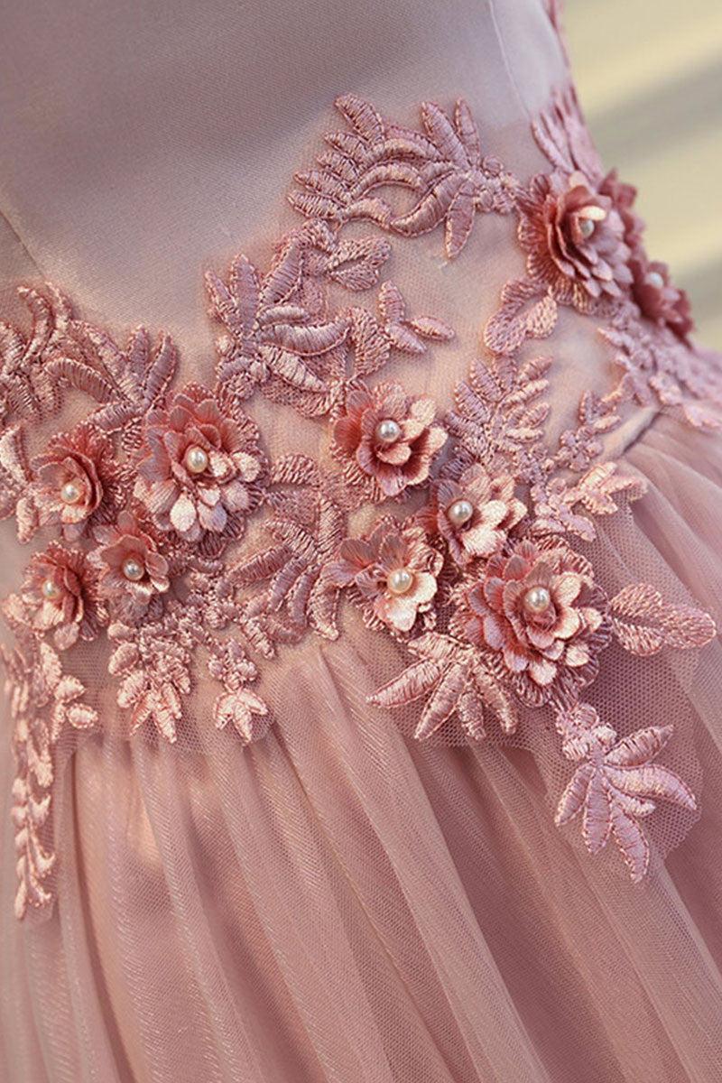 Handmade Bridesmaid Dress A Line Off the Shoulder Tulle Long Wedding Guest Dress
