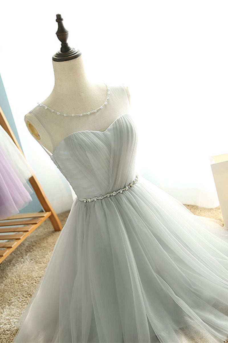 Handmade Bridesmaid Dress Cute Tulle Short Wedding Guest Dress