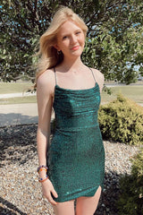 Homecoming Dress Pretty Bodycon Sequin Style Mini Short Party Cocktail Dress