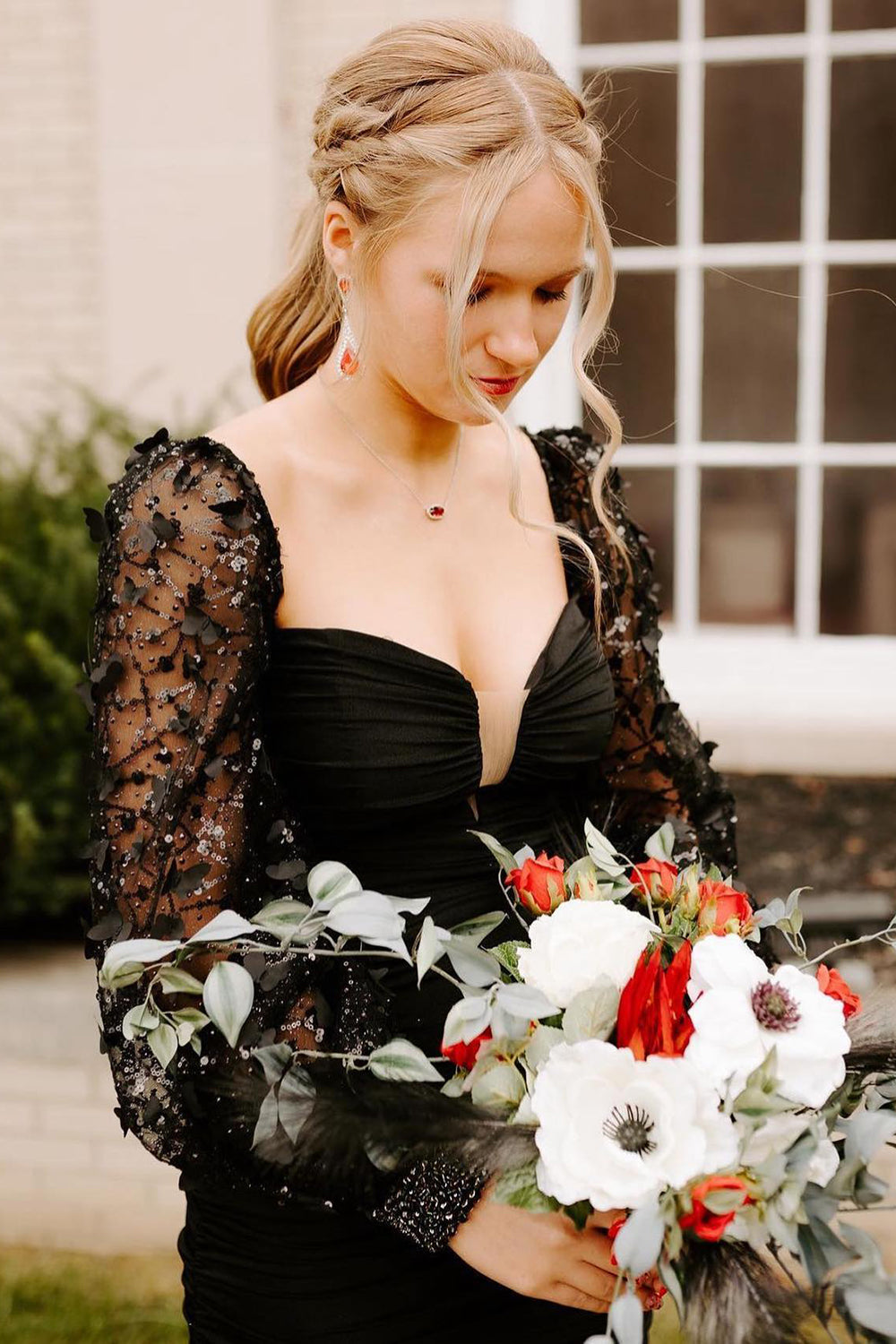 Homecoming Dresses Long Sleeves Short Cocktail Dresses