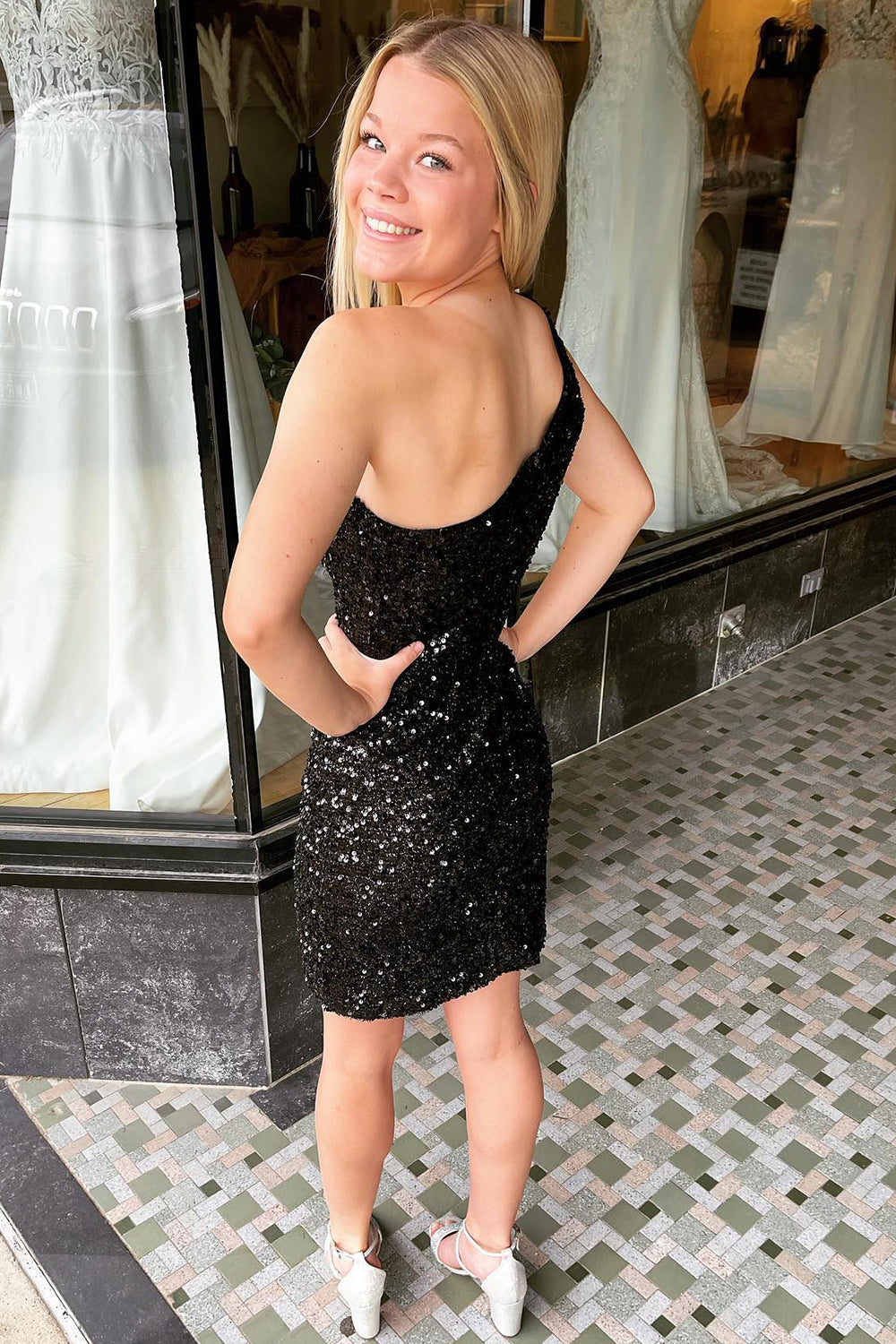 Homecoming Dresses Sequin Tight Short Hoco Dresses