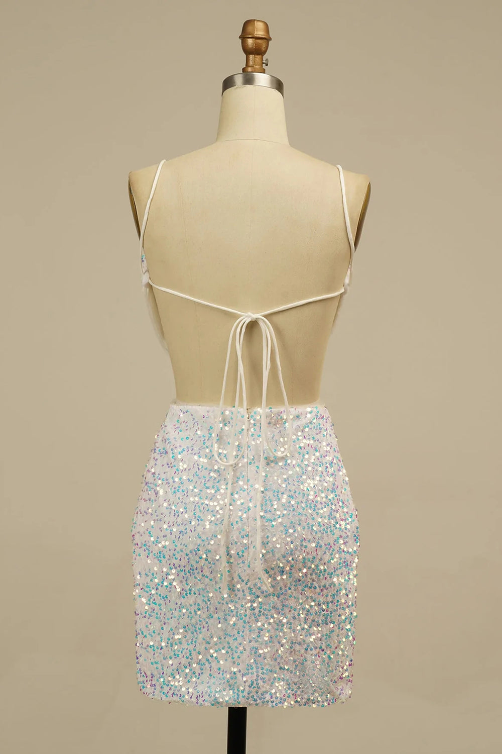 Homecoming Dresses Sequined Backless Cocktail Dresses