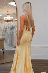 Hot Pink Mermaid Sequined Hollow Out Sweetheart Prom Dress with Slit