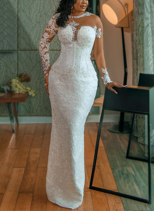 chinese dress ladies Pink Lace Illusion Sheath Dress main image 0