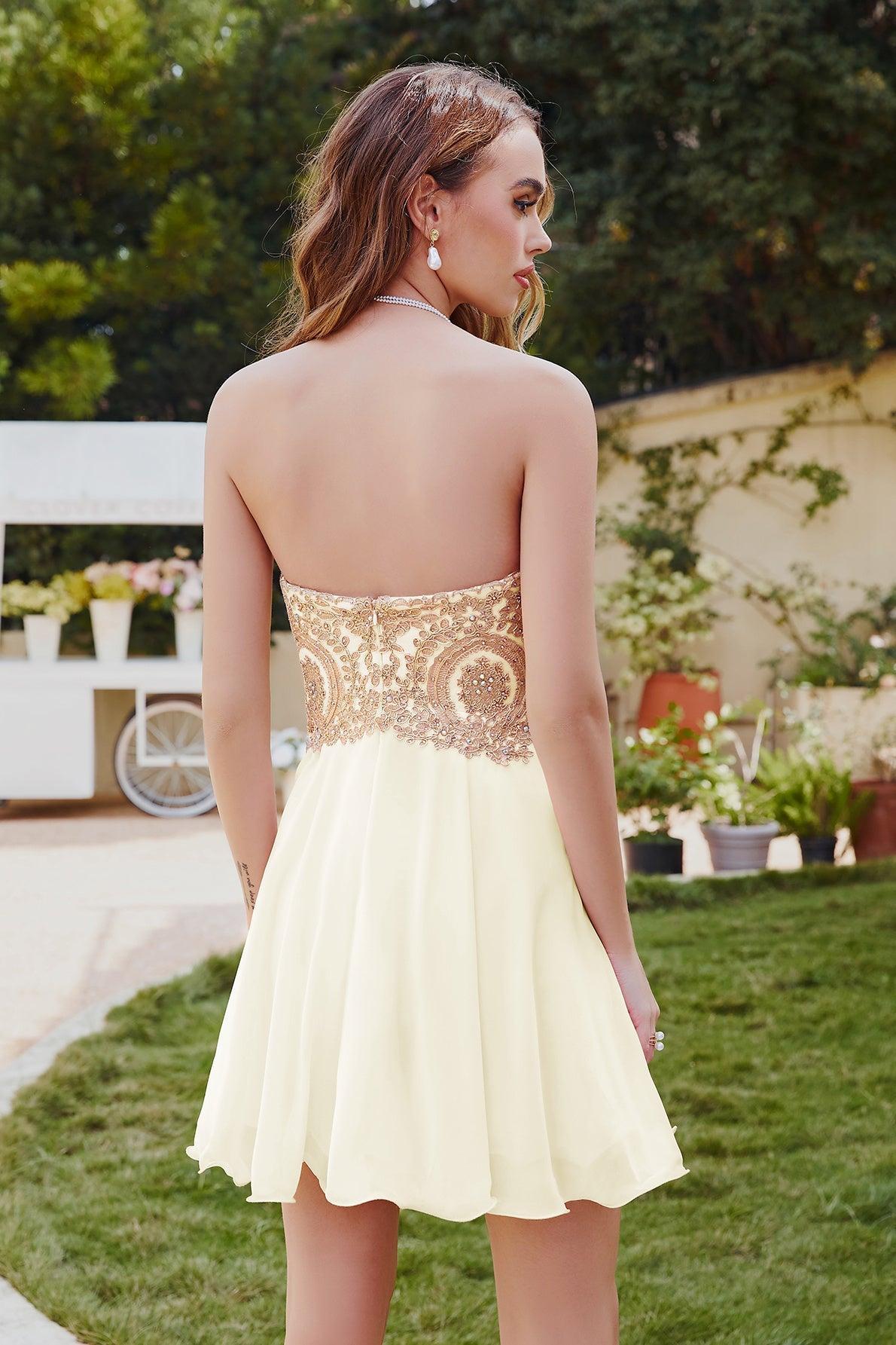 chiffon homecoming dress Ivory Chiffon Homecoming Dress A Line Sweetheart Short Prom Dress with Appliques, Burgundy