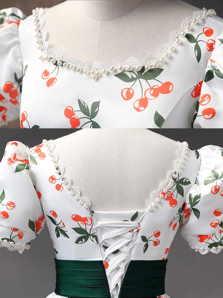 Ivory Prom Dress Ball Gown Long Formal Gown Evening Dress