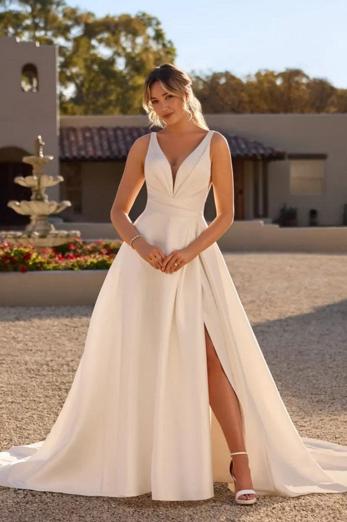 trompe dress in ivory Foxglove Trompe L'oeil Dress