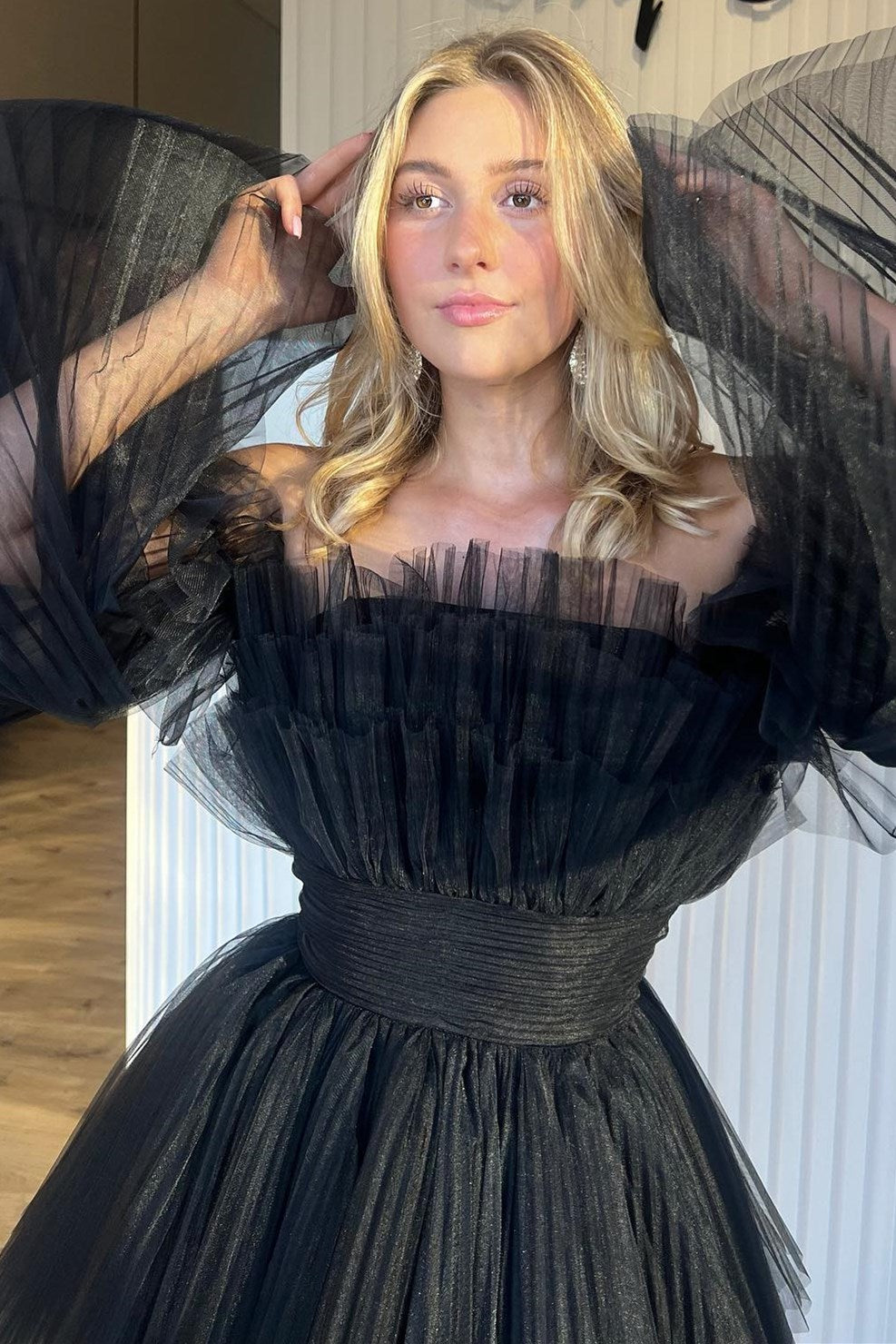 Lavender Homecoming Dress Strapless Ruffle A Line with Detachable Sleeves Short Party Cocktail Dress