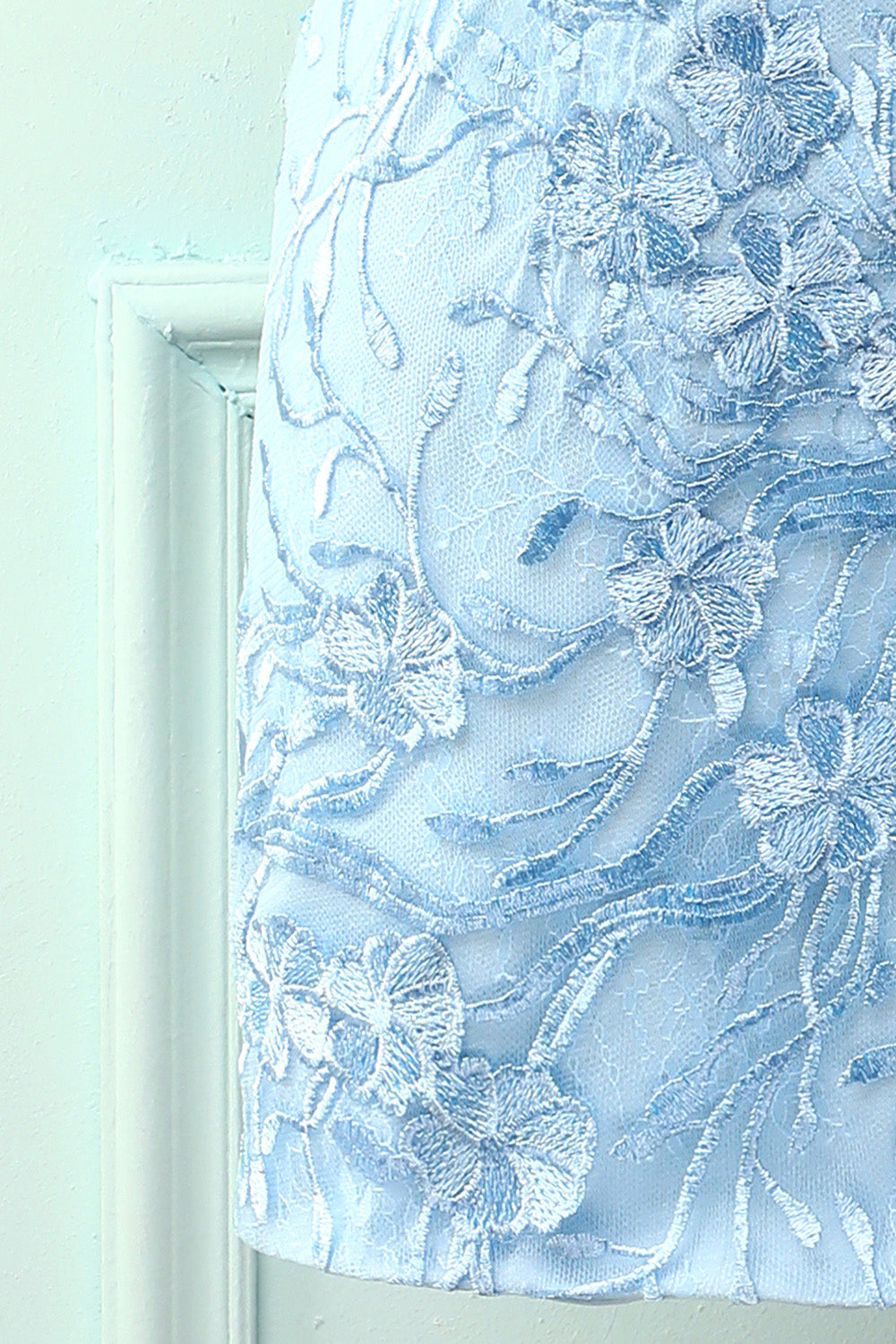 Light Blue Homecoming Dresses Tight Hoco Dresses with Appliques