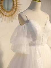 Light Homecoming Dress Champagne Tulle Lace Short Party Cocktail Dress