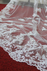 Long Lace Wedding Veil