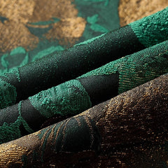 Men's Single Breasted Tailored Fit 2-Piece Floral Print Wedding Suit Blazer