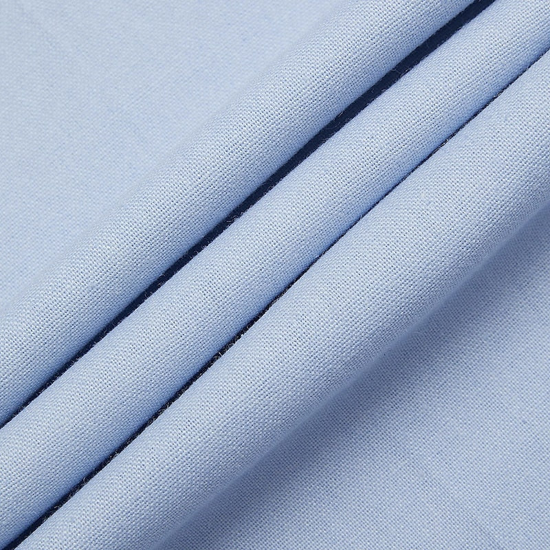 Men's Sky Blue Tailored Fit Two-Button Casual Beach Wedding Suit