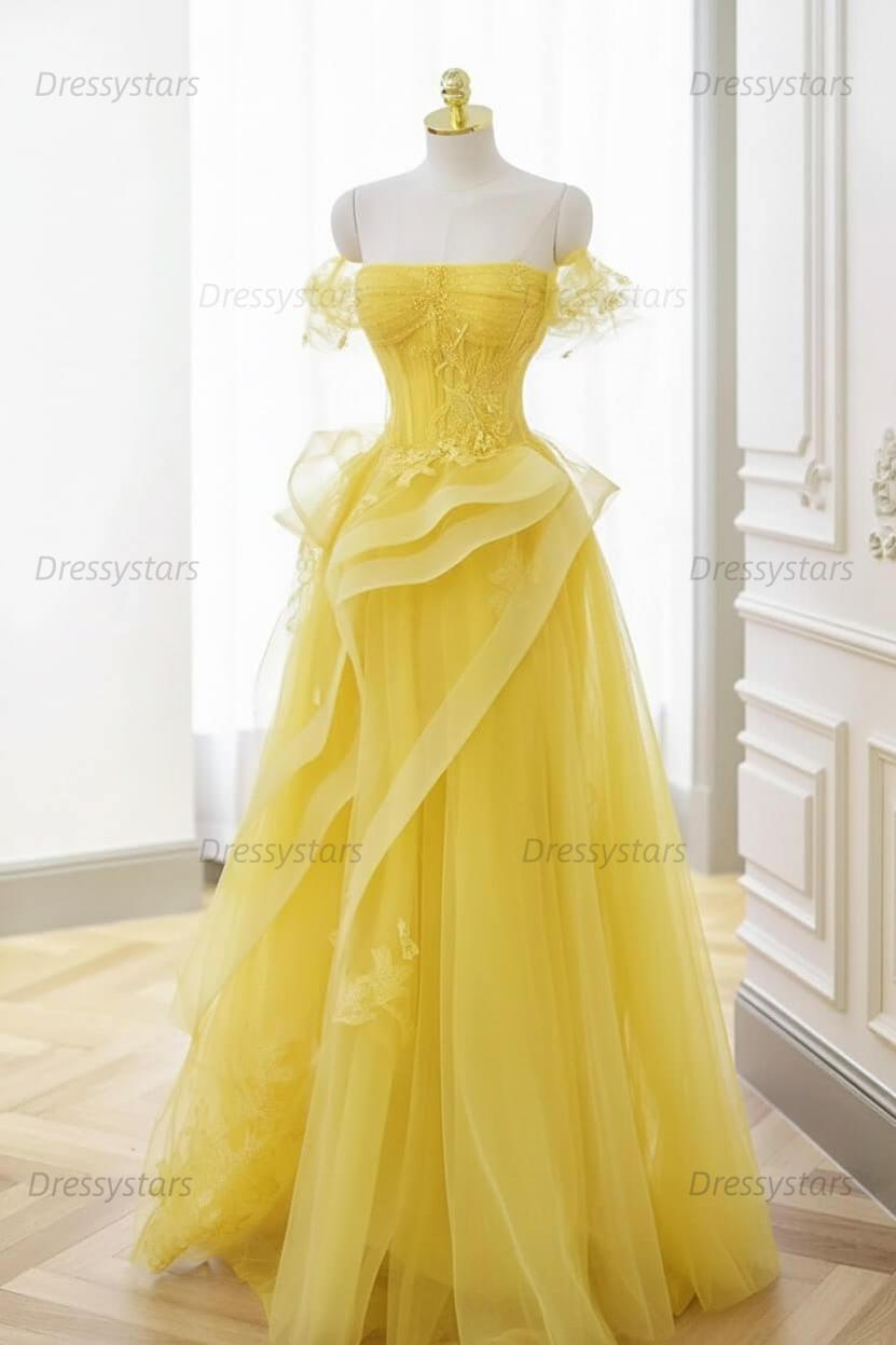 Dressystars Mint Green Prom Dress Tulle Lace Long Elegant Corset Formal  Party Evening Dress