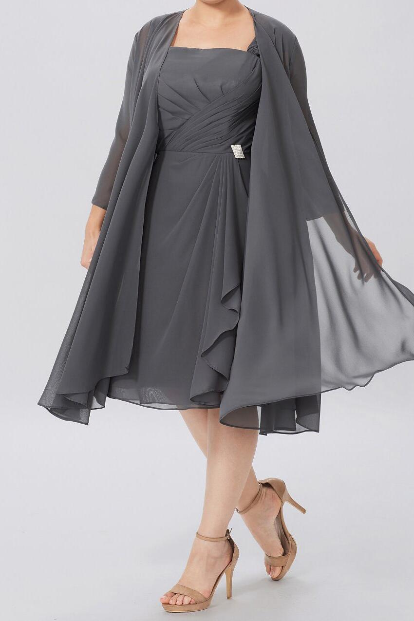 Mother of the Bride Princess A-Line Dresses with Jacket