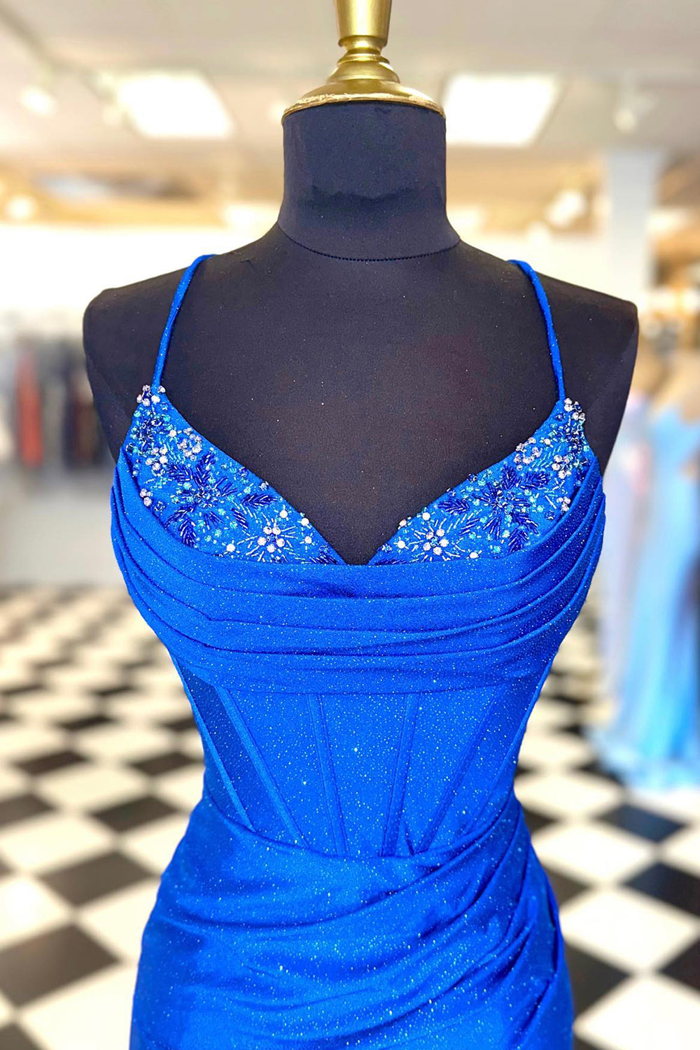 Navy Homecoming Dresses Beaded Corset Tight Short Cocktail Dresses