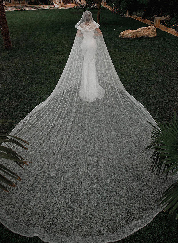 Off The Shoulder Sleeveless Sequined Trumpet/Mermaid Wedding Dress