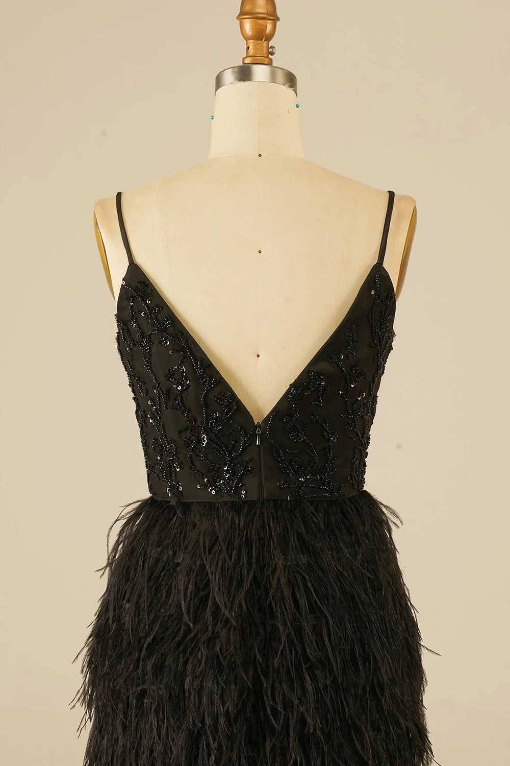 Pink Homecoming Dresses Sequin Tight Cocktail Dresses with Feathers