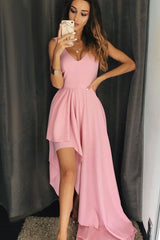Pink Prom Dress Long Evening Dress