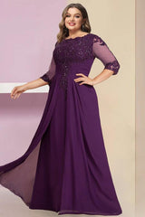 Plus Size Mother of the Bride Sheath/Column Dresses Featuring Sequins & Applique