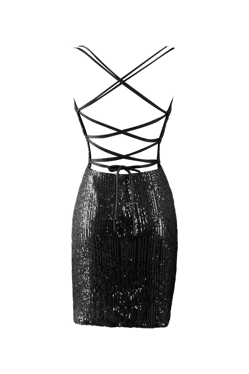 Pretty Homecoming Dress BodyconV neck Blue Sequin Short Party Cocktail Dress