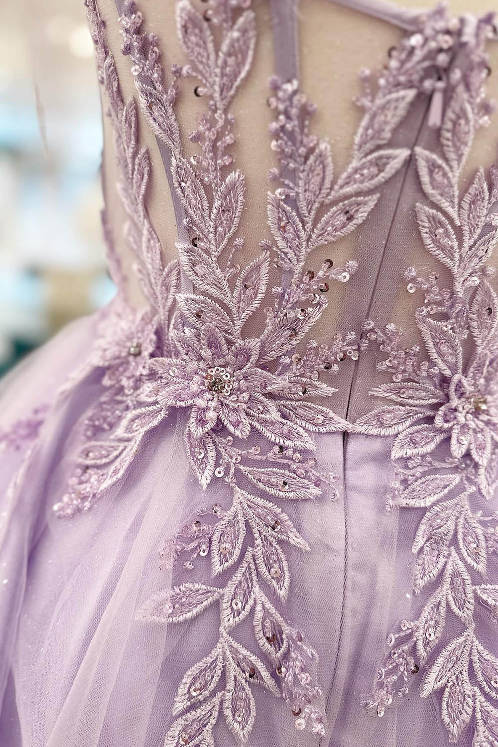 Purple Homecoming Dresses Corset A-Line Tulle Short Flower Cocktail Dresses with Lace