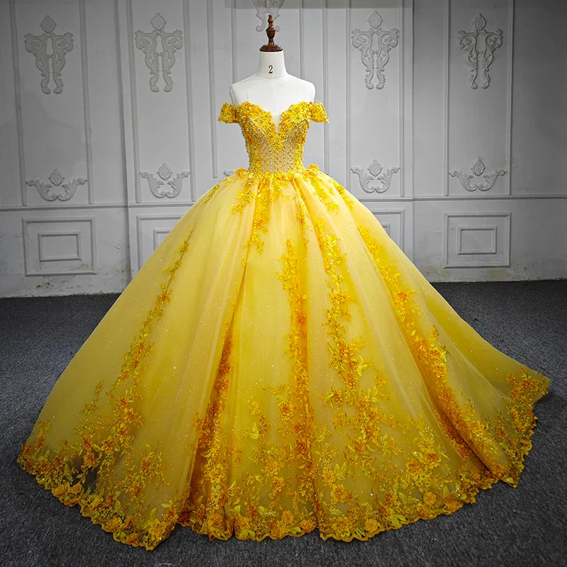 Quinceanera Dress 3D Flower Sweetheart Ball Gown Sweet 16 Party Dress Quinceanera Dress 3D Flower Sweetheart Ball Gown Sweet 16 Party Dress