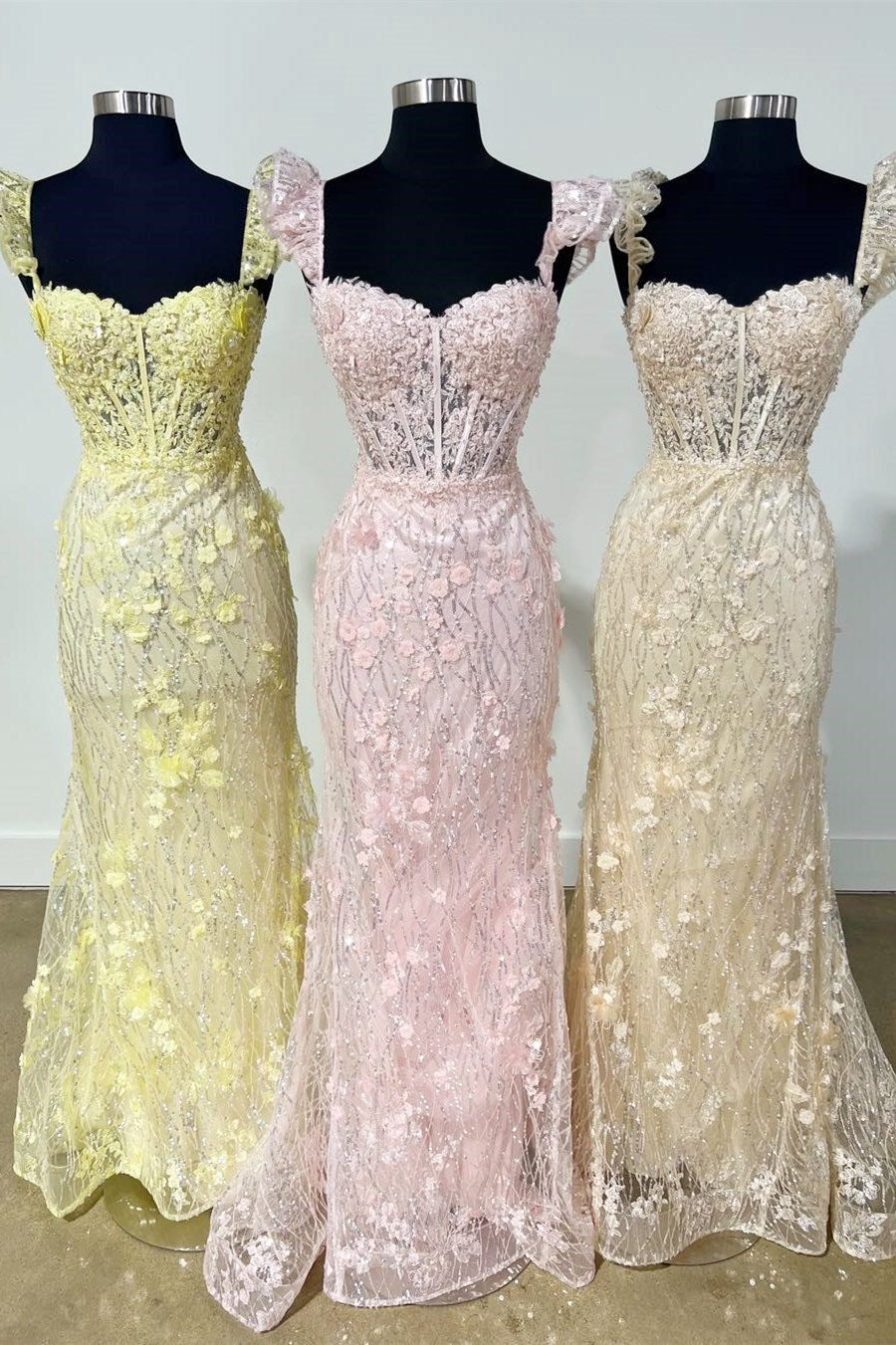 Red Prom Dress Appliques Sweetheart Collar Mermaid Long Evening Dress