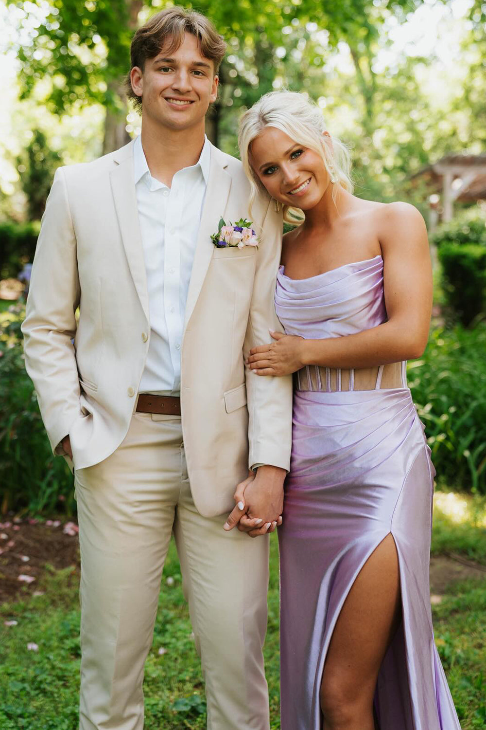 Red Prom Dress Sheath Corset Long Evening Dress with Slit