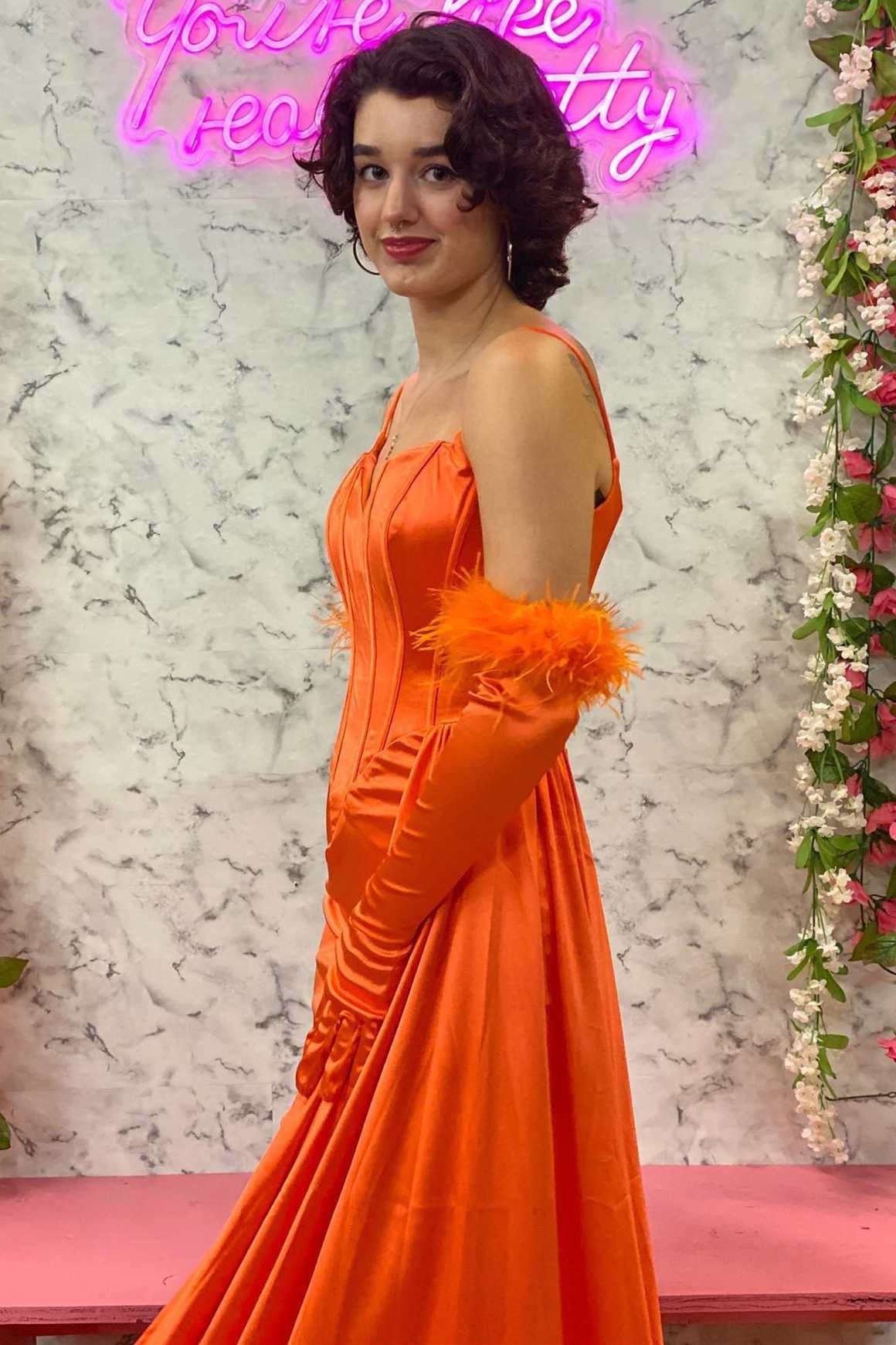 Rosamund Homecoming Dress Pretty Bodycon Shoulder straps with Side Train Short Party Cocktail Dress