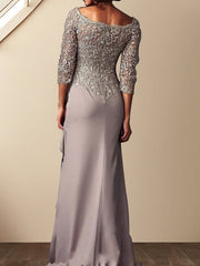 Floor-Length Mother of the Bride Column/Sheath Gown