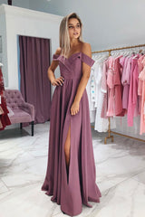 Simple Sweetheart Long Pink Prom Dress Formal Evening Dress