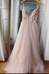 Simple Sweetheart Neck Prom Dress Tulle Lace Long Evening Dress