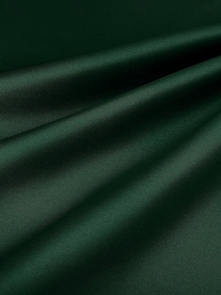 Single-Breasted One-Button Peaked Lapel Wedding Suit For Men Standard Fit 3-Piece Set