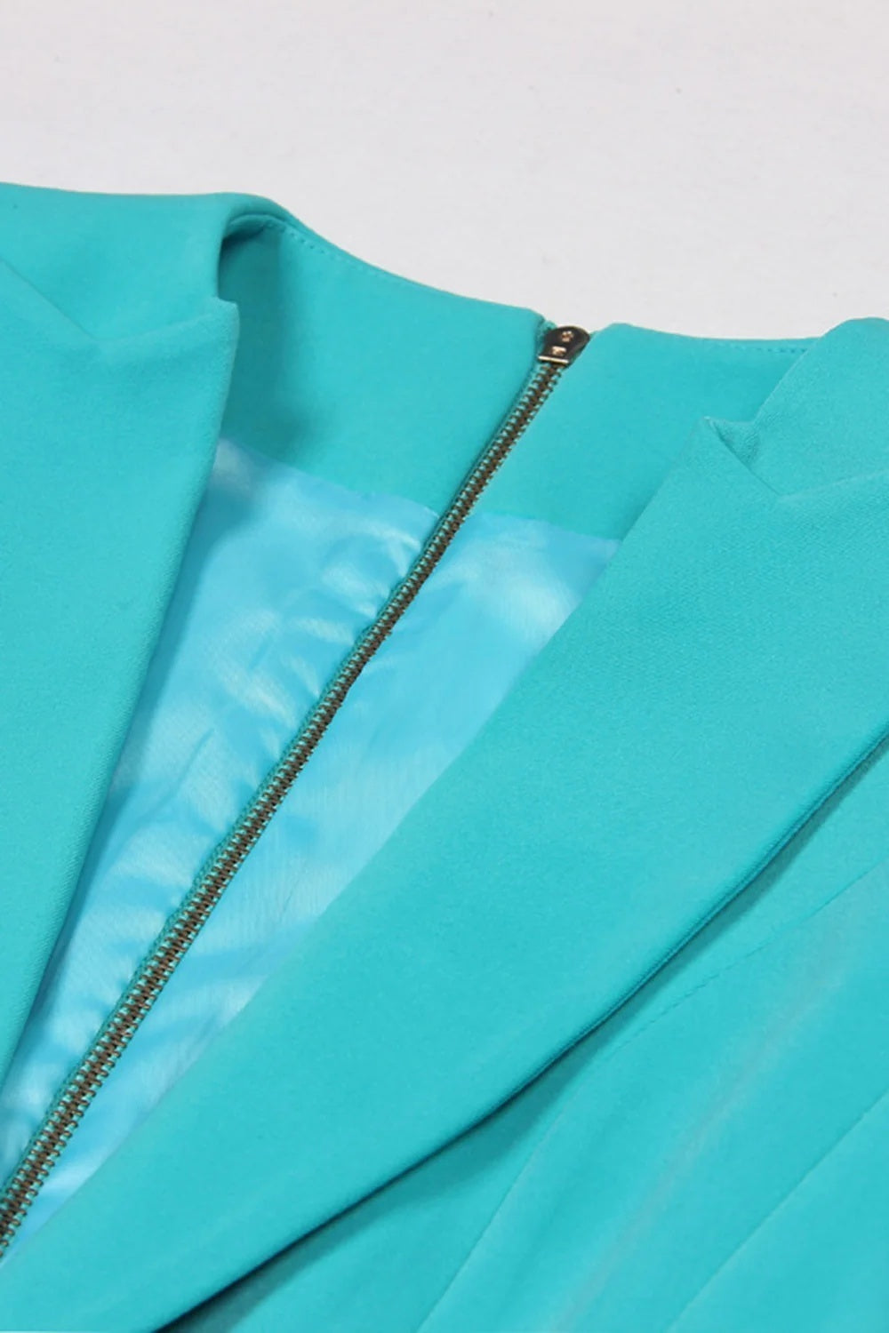 Single-Breasted Peak Lapel Blazer With Long Sleeves For Women