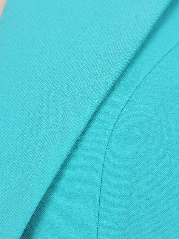 Single-Breasted Peak Lapel Blazer With Long Sleeves For Women