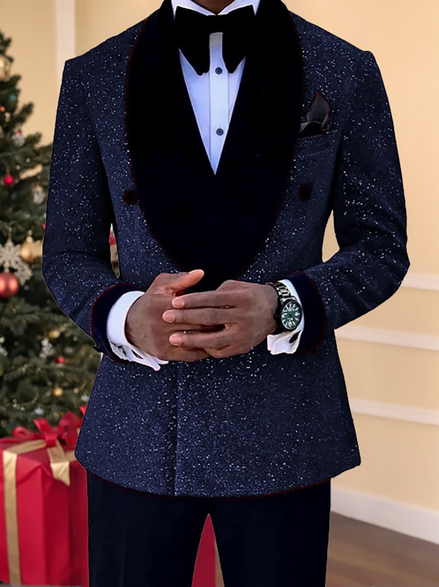 Single-Button Tailored Men's Wedding Suit In Two Pieces