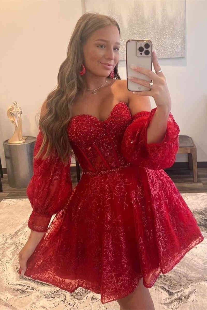 Skylar Homecoming Dress Pretty A Line Heart shaped Short Party Cocktail Dress