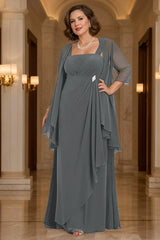 Spaghetti Strap A-Line Princess Mother of the Bride Dress with Jacket