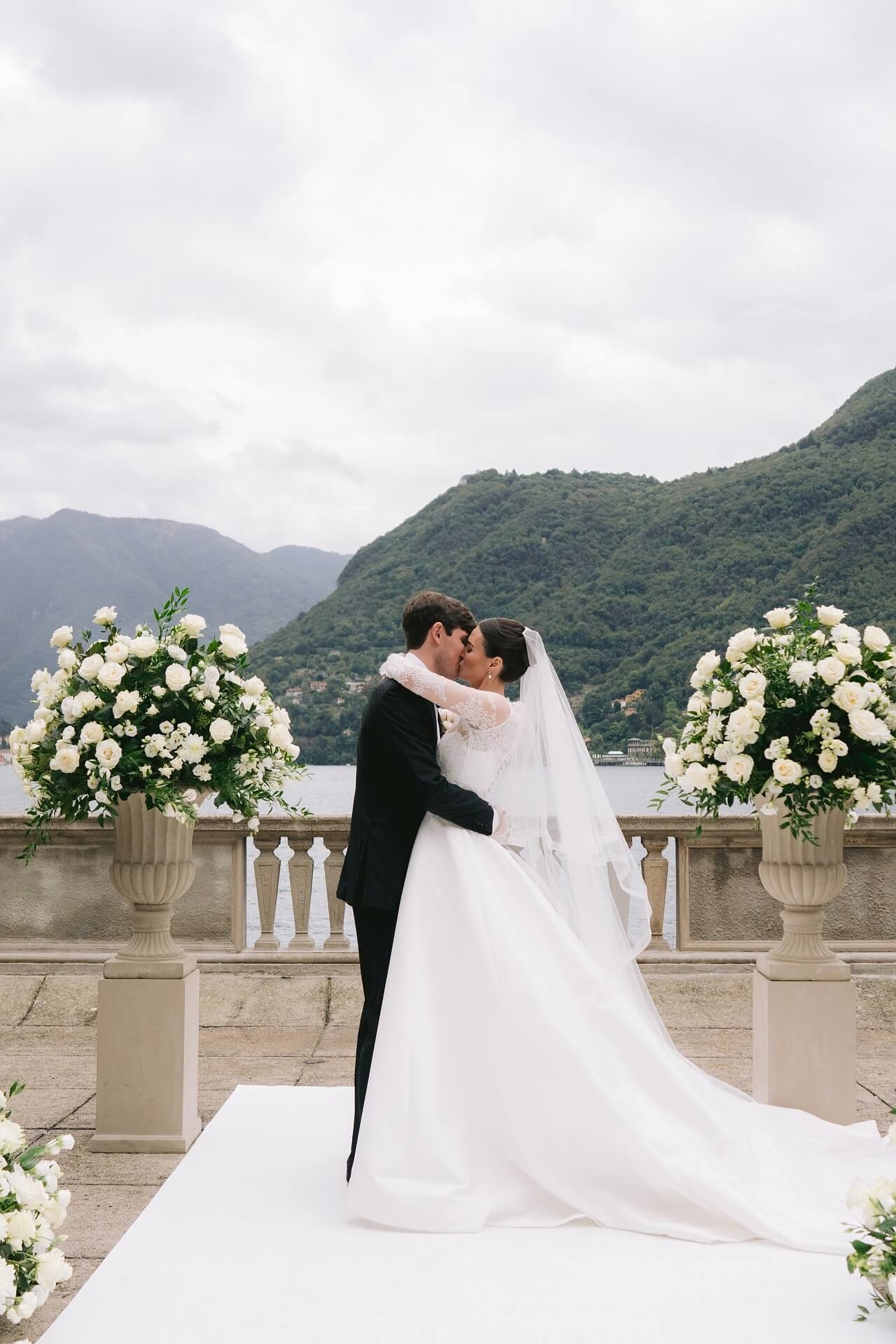 Strapless Satin Wedding Dress A Line Sleeveless Bridal Gown with Detachable Lace Top