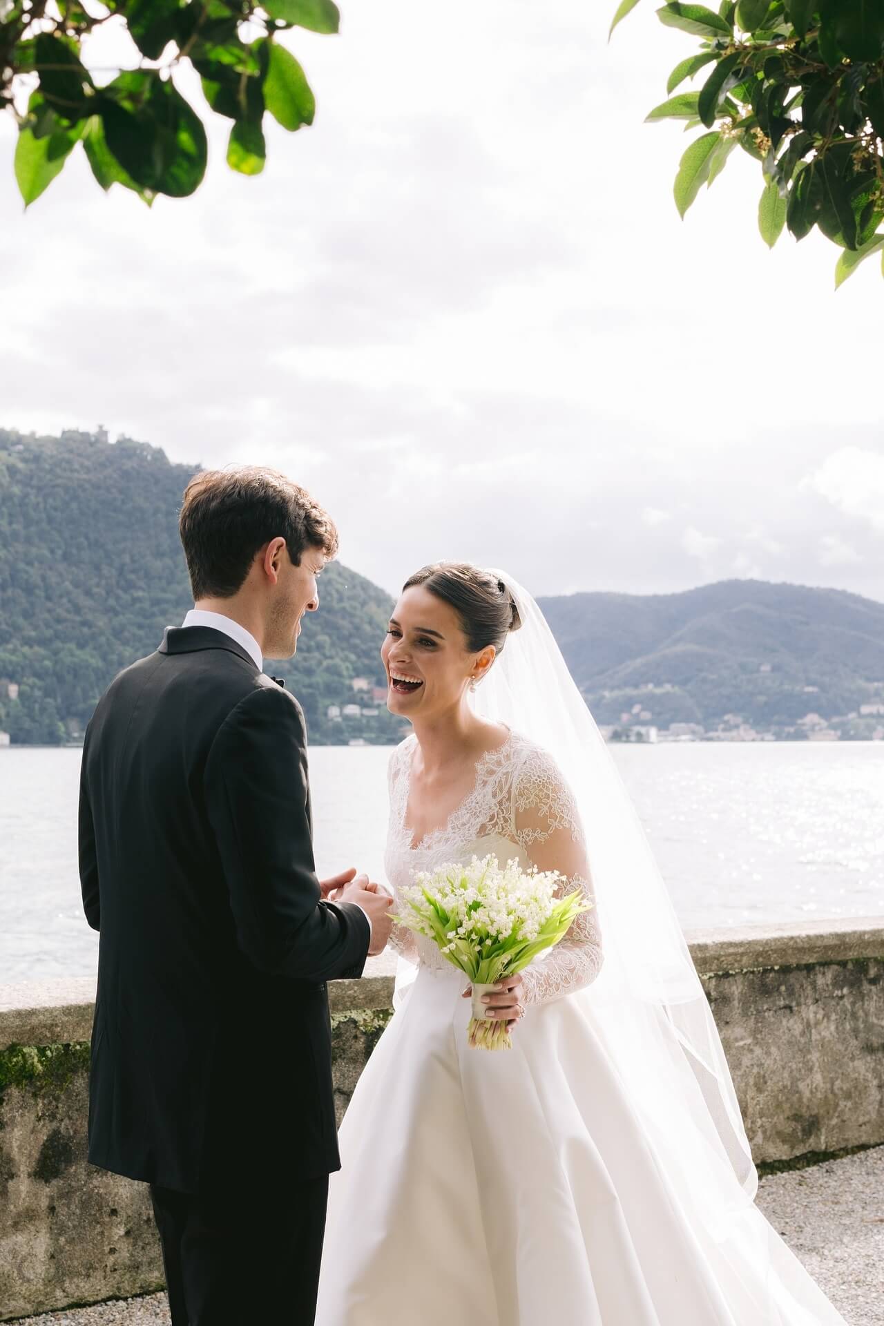 Strapless Satin Wedding Dress A Line Sleeveless Bridal Gown with Detachable Lace Top